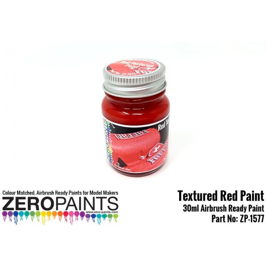Red Textured Paint for Engines, Interiors etc (30ml)