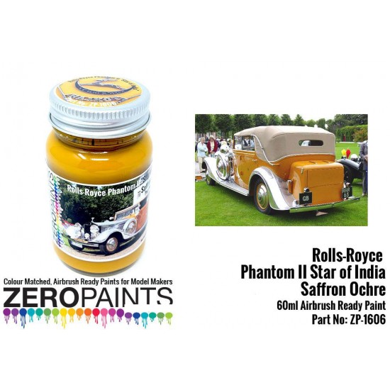 Rolls Royce Phantom II Star of India Saffron Ochre Paint (60ml) Rolls Royce Phantom II Star of India Saffron Ochre Paint (60ml)