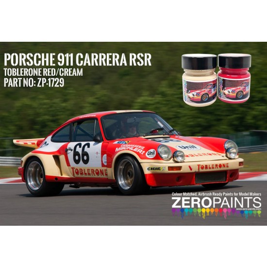 Porsche 911 Carrera RSR Paints - Toblerone Red & Cream (2x 30ml) Porsche 911 Carrera RSR Paints - Toblerone Red & Cream (2x 30ml)