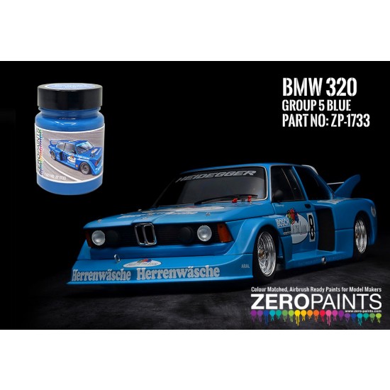 BMW 320 Gr.5 Blue Paint (60ml) for Italeri #3626 BMW 320 Gr.5 Blue Paint (60ml) for Italeri #3626
