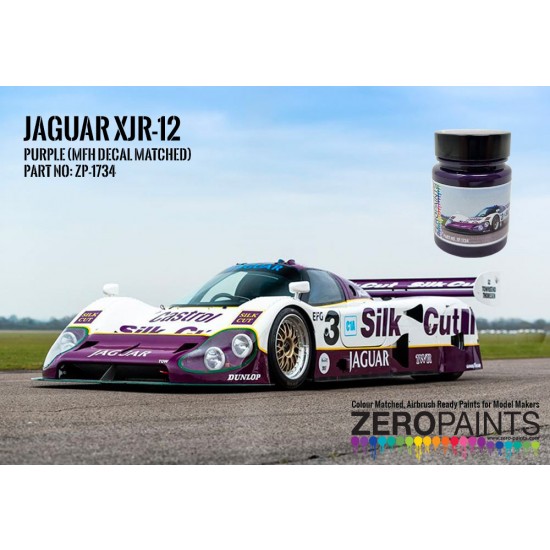 Jaguar XJR-12 Purple Paint (60ml) for MFH-K595 Jaguar XJR-12 Purple Paint (60ml) for MFH-K595