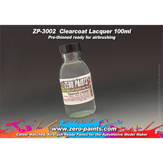 Clearcoat Lacquer 100ml (Pre-thinned for Airbrushing)