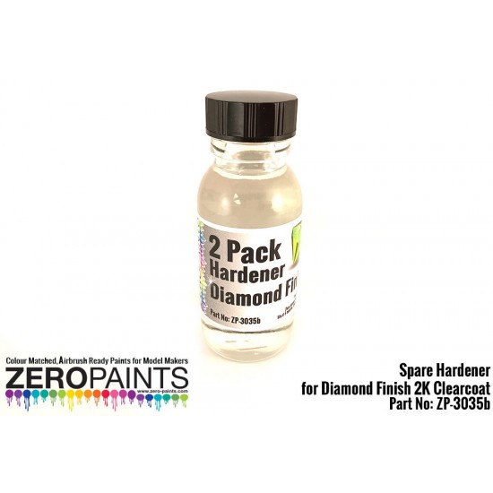 2 Pack (2K) Hardener 60ml for Diamond GLOSS Clearcoat Set #ZP-3035 2 Pack (2K) Hardener 60ml for Diamond GLOSS Clearcoat Set #ZP-3035