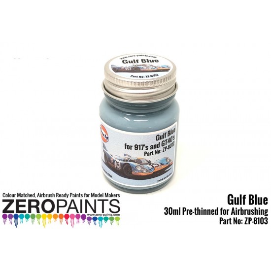 Gulf Blue for 917s and GT40s (30ml) Gulf Blue for 917s and GT40s (30ml)