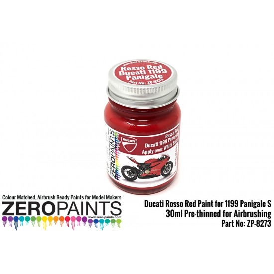 Ducati Rosso Red Paint for 1199 Panigale S (30ml) Ducati Rosso Red Paint for 1199 Panigale S (30ml)
