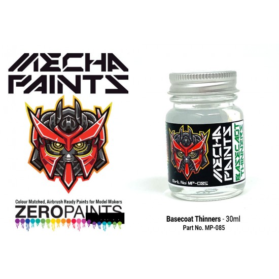 Mecha Paint - Basecoat Thinners (30ml, pre-thinned ready for Airbrushing)