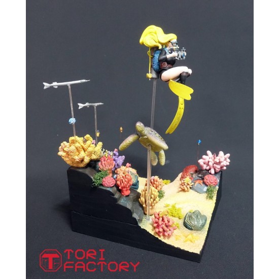 1/24 Girl In Action - Under the Sea (figure, diorama base, accessories) [Deluxe Edition]