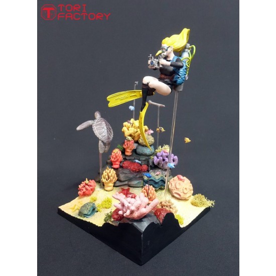 1/24 Girl In Action - Under the Sea (figure, diorama base, accessories) [Deluxe Edition]