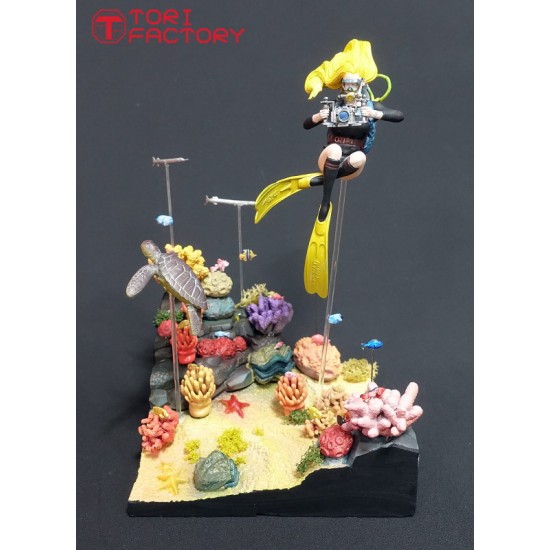 1/24 Girl In Action - Under the Sea (figure, diorama base, accessories) [Deluxe Edition]