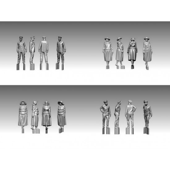 1/200 Titanic Crews and Passengers Set Vol. 3 1/200 Titanic Crews and Passengers Set Vol. 3