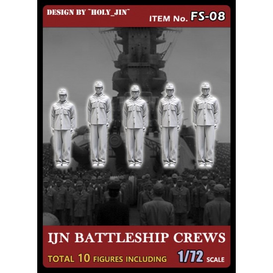 1/72 IJN Yamato Crews (10 figures) for Takom Yamato Main Turret kits 1/72 IJN Yamato Crews (10 figures) for Takom Yamato Main Turret kits