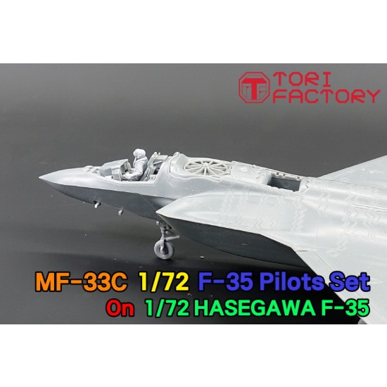 1/72 Lockheed Martin F-35 Lightning II Pilots Set w/Deck Crew (3 figures) 1/72 Lockheed Martin F-35 Lightning II Pilots Set w/Deck Crew (3 figures)