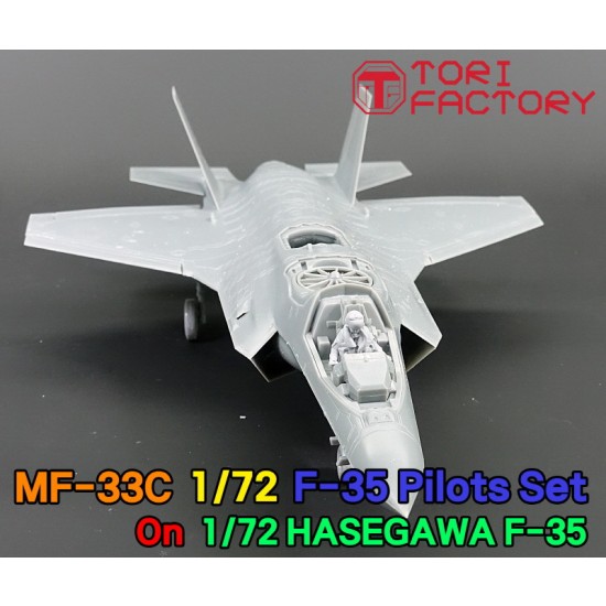 1/72 Lockheed Martin F-35 Lightning II Pilots Set w/Deck Crew (3 figures) 1/72 Lockheed Martin F-35 Lightning II Pilots Set w/Deck Crew (3 figures)