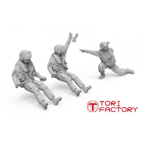 1/72 Lockheed Martin F-35 Lightning II Pilots Set w/Deck Crew (3 figures) 1/72 Lockheed Martin F-35 Lightning II Pilots Set w/Deck Crew (3 figures)