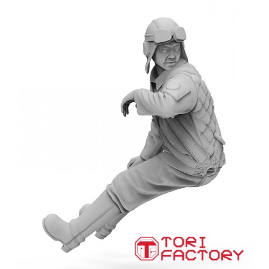 1/72 WWII Japanese Pilots & Woman (3 figures) 1/72 WWII Japanese Pilots & Woman (3 figures)