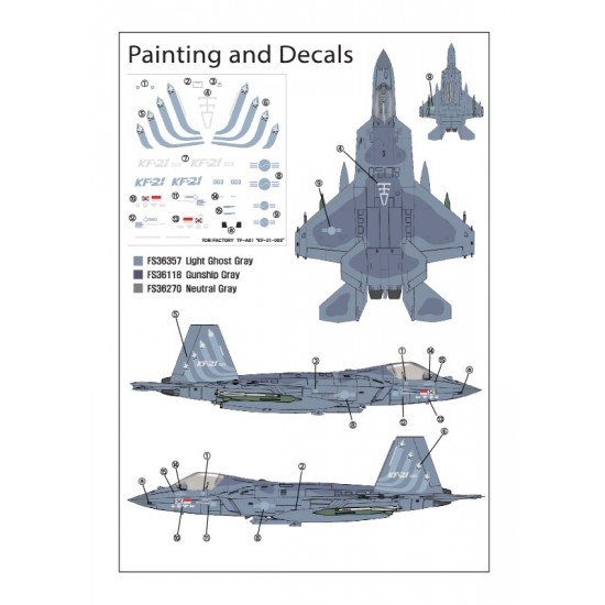 1/144 ROF AF KF-21 Boramae No.003 1/144 ROF AF KF-21 Boramae No.003