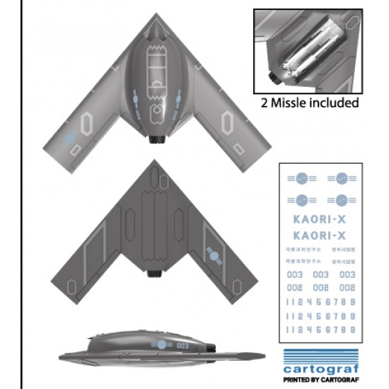 1/144 ROF AF KAORI-X Unmanned Jet Fighter 1/144 ROF AF KAORI-X Unmanned Jet Fighter