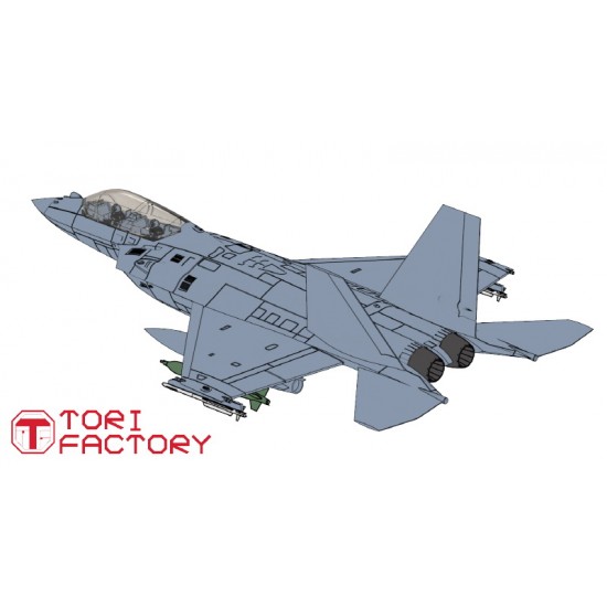 1/144 ROK AF KAI KF-21 Boramae Twin Seats Jet Fighter 1/144 ROK AF KAI KF-21 Boramae Twin Seats Jet Fighter