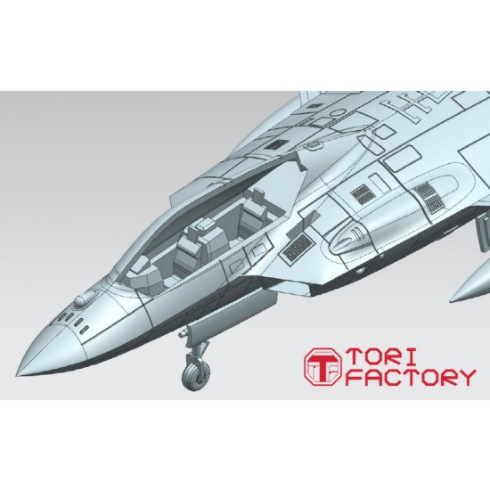 1/144 ROK AF KAI KF-21 Boramae Twin Seats Jet Fighter 1/144 ROK AF KAI KF-21 Boramae Twin Seats Jet Fighter