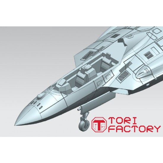 1/144 ROK AF KAI KF-21 Boramae Twin Seats Jet Fighter 1/144 ROK AF KAI KF-21 Boramae Twin Seats Jet Fighter