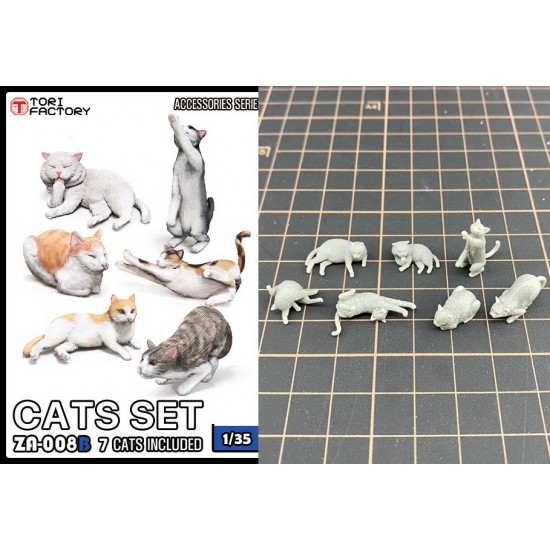 1/35 Cats Set (7 resin cats) 1/35 Cats Set (7 resin cats)