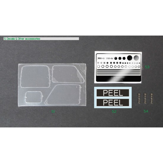 1/24 Peel P50 Full Resin kit 1/24 Peel P50 Full Resin kit