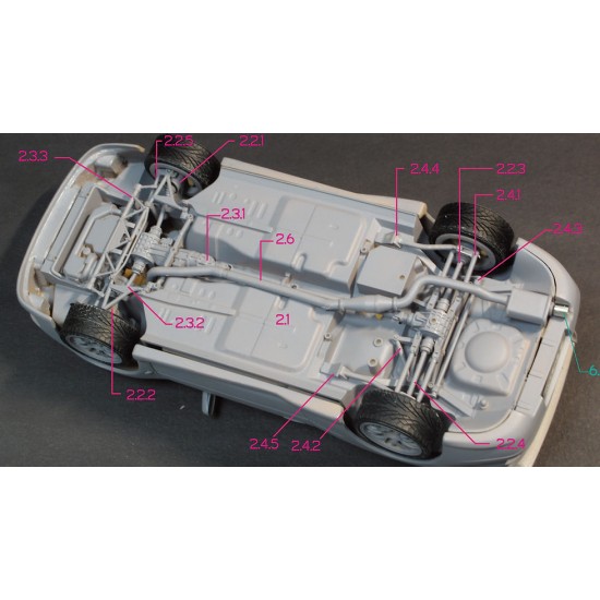 1/24 Subaru Impreza 22B STI Full Resin kit 1/24 Subaru Impreza 22B STI Full Resin kit