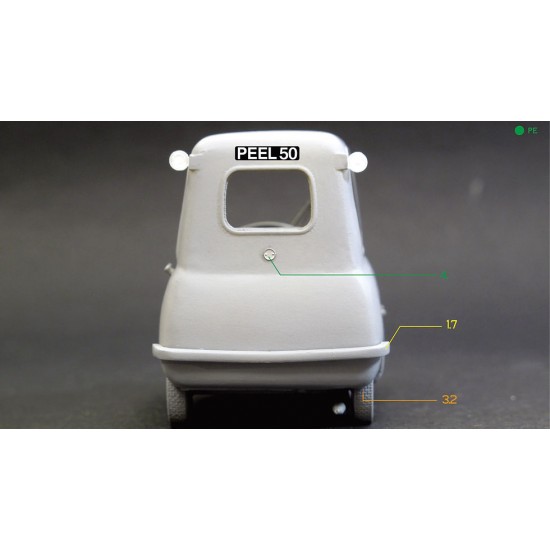 1/24 Peel 50 1962 Full Resin kit 1/24 Peel 50 1962 Full Resin kit
