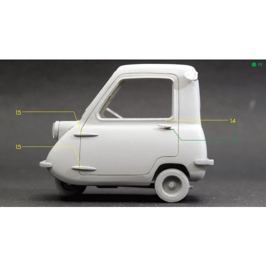 1/24 Peel 50 1962 Full Resin kit 1/24 Peel 50 1962 Full Resin kit