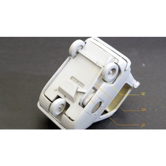 1/24 Peel 50 1962 Full Resin kit 1/24 Peel 50 1962 Full Resin kit
