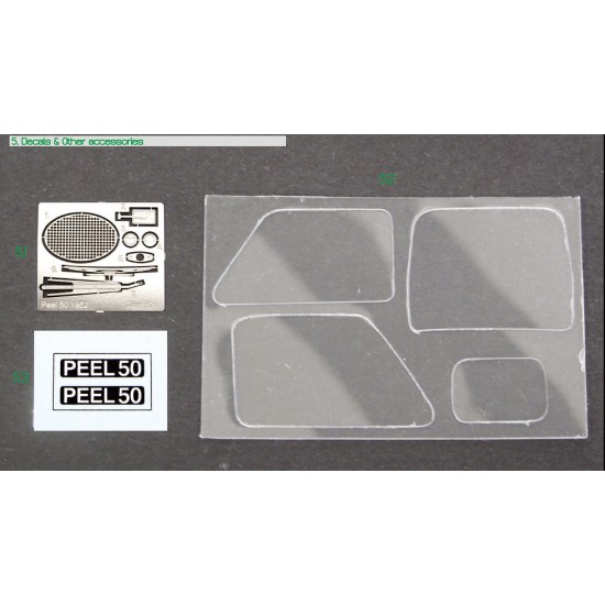 1/24 Peel 50 1962 Full Resin kit 1/24 Peel 50 1962 Full Resin kit