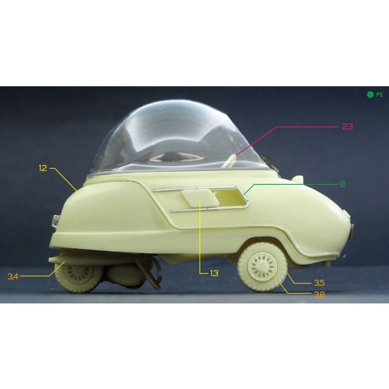 1/24 Peel Trident 1965 Full Resin kit (1pc) 1/24 Peel Trident 1965 Full Resin kit (1pc)