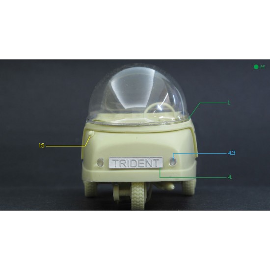1/24 Peel Trident 1965 Full Resin kit (1pc) 1/24 Peel Trident 1965 Full Resin kit (1pc)