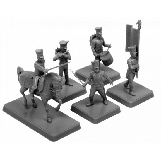 1/72 French Infantry Command Group 1812-1815 (5 figures) 1/72 French Infantry Command Group 1812-1815 (5 figures)