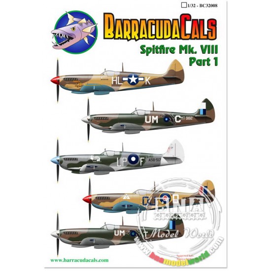 1/32 Spitfire Mk. VIII Part 1 Decals