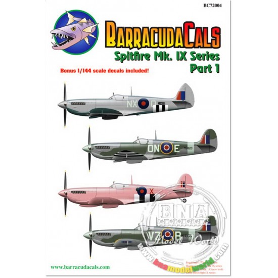 1/72 Spitfire Mk IX Series Part 1 Decals