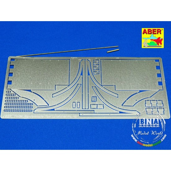 1/16 German Tiger II Photo-etched Front Fenders for Tamiya/Trumpeter kits