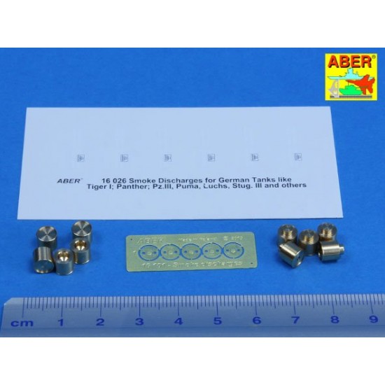 1/16 Smoke Discharges for Rear Grenade Racks (Universal)