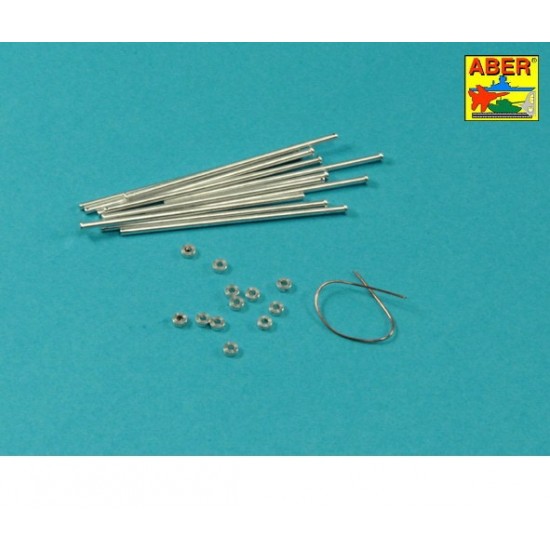 1/16 Panther Spare Track Link Pins (12pcs) for Trumpeter kits