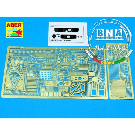 Photo-etched parts I for 1/35 German Half-track SdKfz.9 "FAMO" for Tamiya kit