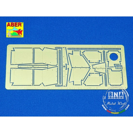 Photo-etched Fenders for 1/35 SdKfz.251/1 Ausf.D APC for Dragon kit