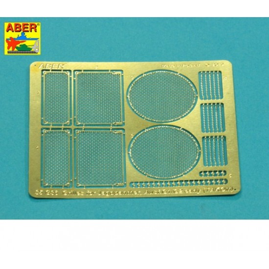 1/35 Jagdpanther Ausf.G1 & G2 Early Grilles for Takom Model
