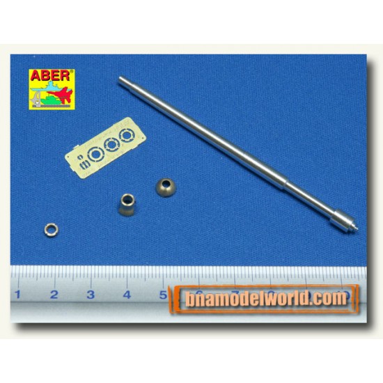 1/35 7.5cm Barrel for KwK 40 L/43 early w/Single Baffle Muzzle Brake for Dragon