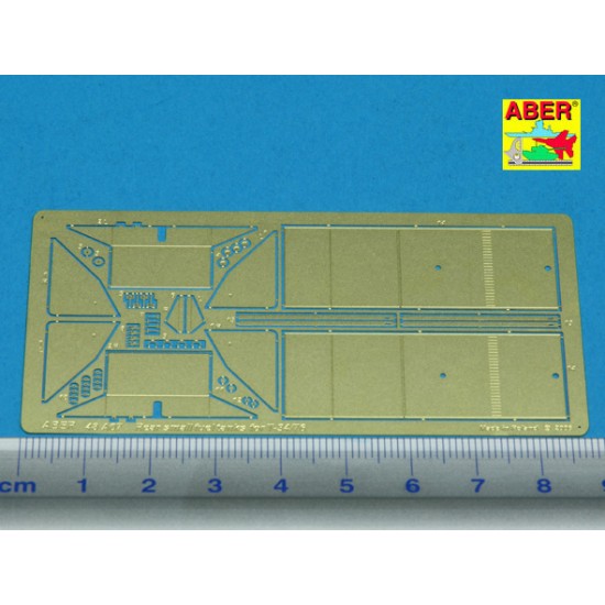 1/48 Photo-Etched Rear Small Fuel Tanks for Russian Tank T-34/76 kit
