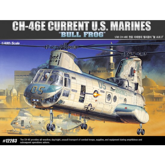 1/48 Current US Marines Boeing Vertol CH-46E Sea Knight "Bull Frog"