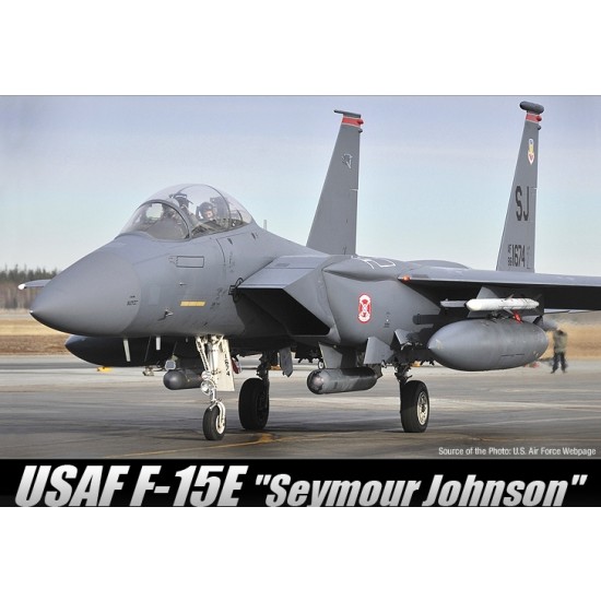 1/48 McDonnell F-15E "Seymour Johnson" with 2 Figures & Armaments