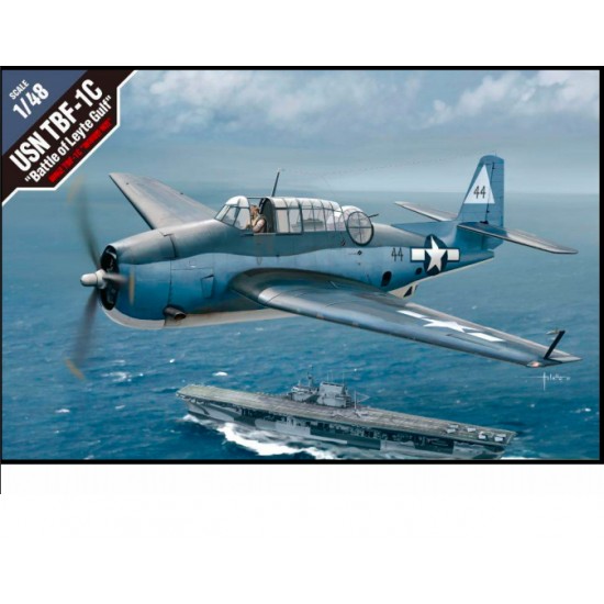 1:48 Academy USN TBF-1C Avenger Battle Of Leyte Gulf Brunei