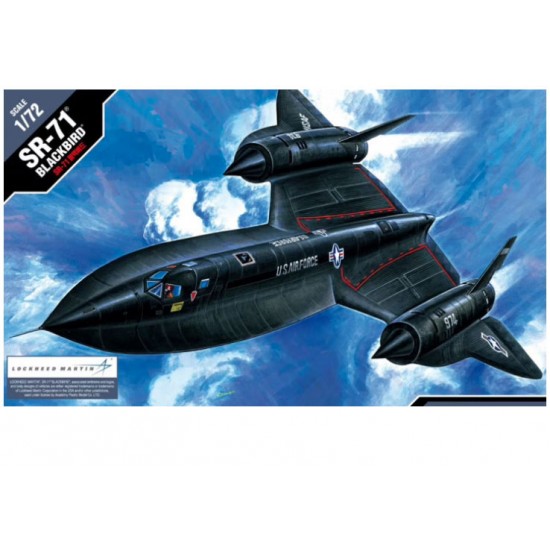 1/72 Lockheed SR-71 Blackbird Strategic Reconnaissance Aircraft