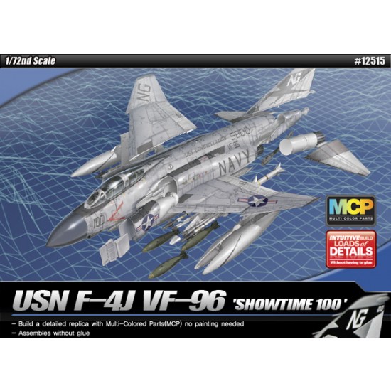 1/72 USN McDonnell Douglas F-4J Phantom VF-96 "Showtime 100" 