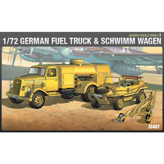 1/72 German Fuel Truck and Schwimmwagen